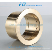 LBC2 oilless sliding bearing, JM5-15 graphite bronze bushing, Leaded Bronze flange bush